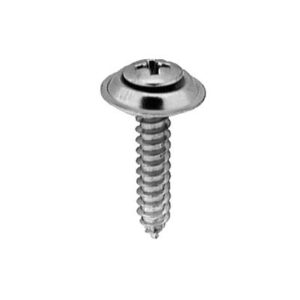 #10 x 1 #8 Head Phillips Oval Head SEMS Washer Tap Screw