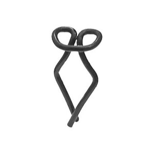 Trim Clip Fastener 1/2 Head 1/4 Hole - Black Japan