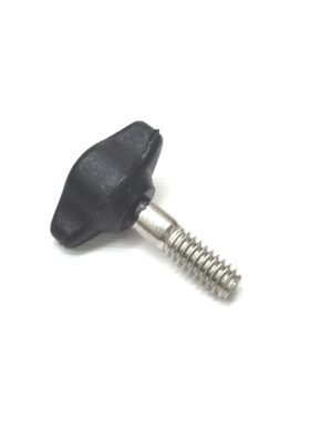 Black Nylon Elongated Knob