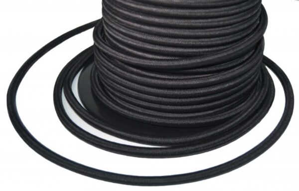 Black Bungee Cord - Full Roll Only (500 FT)