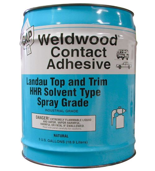 Dap Weldwood Contact Adhesive - Landau Top and Trim HHR Solvent Type Spray Grade 1 Gallon
