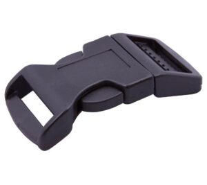 Contoured Plastic Buckle Black