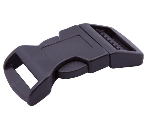 Contoured Plastic Buckle Black