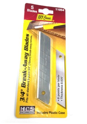 3/4" Break-Away Blades - 5 Pack