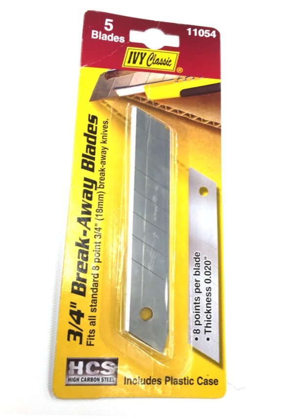 3/4" Break-Away Blades - 5 Pack