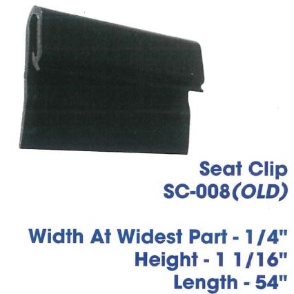 Plastic Seat Hook (J Clip) - Royal Upholstery