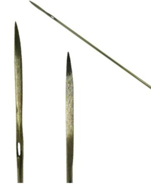 Straight Double 3 Square Point Needle