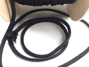 1/8" Black Polyester Rope