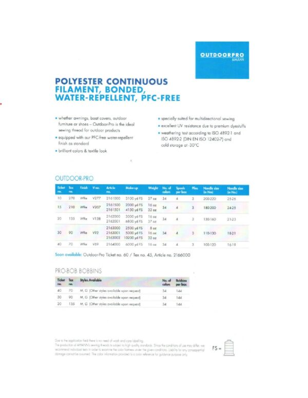 Amann® Outdoor-Pro Thread Poly Spools - Image 3