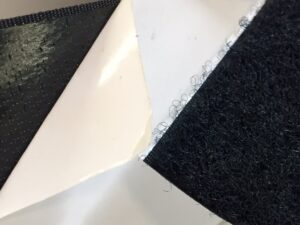 Pressure Sensitive Hook & Loop Black Loop
