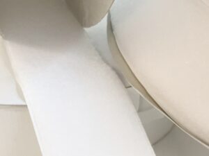 Pressure Sensitive Hook & Loop White Loop