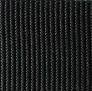 2" Black Stiff Nylon Webbing