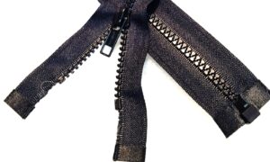 #5 Premade Separating Boat Zipper Black